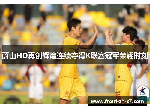 蔚山HD再创辉煌连续夺得K联赛冠军荣耀时刻 蔚山HD再创辉煌连续夺得K联赛冠军荣耀时刻